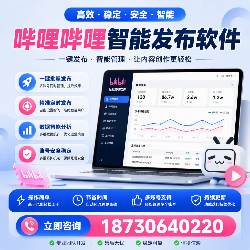 如何在 黔西南 制定有效的哔哩哔哩智能发布策略